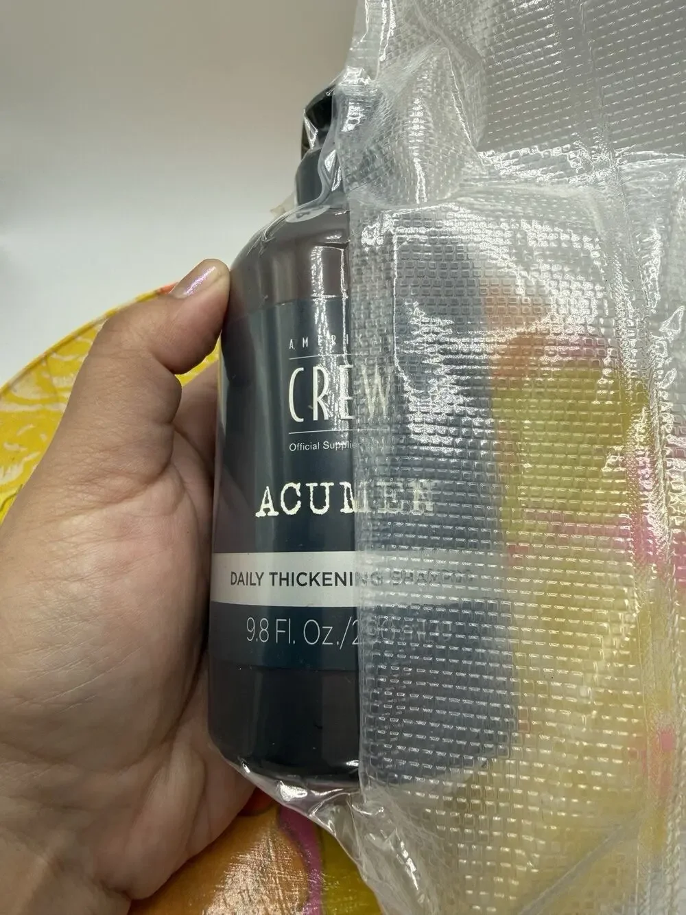 New American Crew Acumen Mens Daily Thickening Shampoo For Thinning Hair 9.8 oz